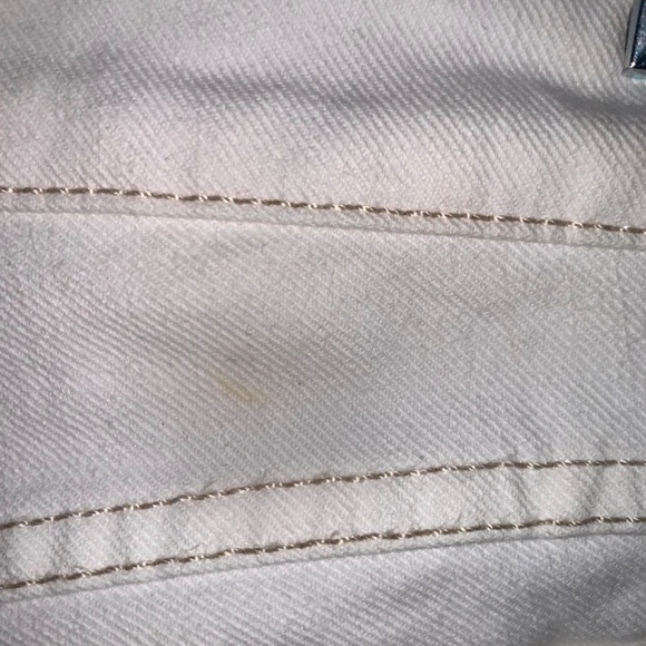 Isabel Marant Embroidered Studded Skinny Low Rise Cream Jeans 38 - Picture 11 of 14